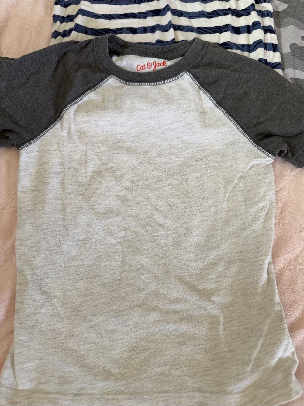 Cat & Jack Boys' Mixed Long Sleeve & Tank Tops - Navy, Gray, Green, Red size 3T - Picture 5 of 8